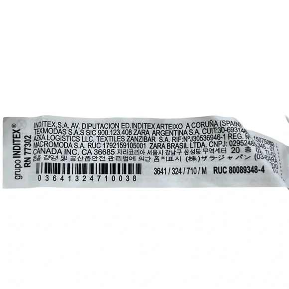 Zara NWT Cream Ribbed  Romper Unitard Straight Neckline Spaghetti Straps Medium - Picture 8 of 8